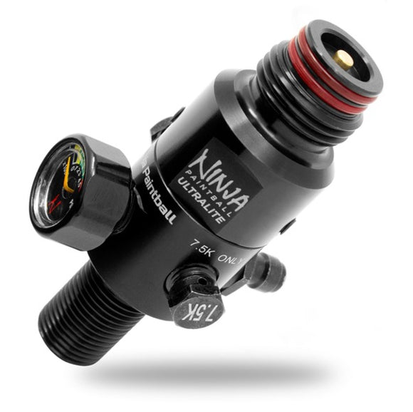 Ninja Ultralight Adjustable HPA Compressed Air Tank Regulator 4500psi - Black