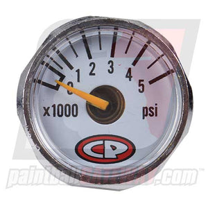 CP Custom Products Gauge 5000psi 1" - White Face