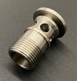 PBG Customs WGP Autococker Front Block Flush Mount Banjo Fitting - Stainless