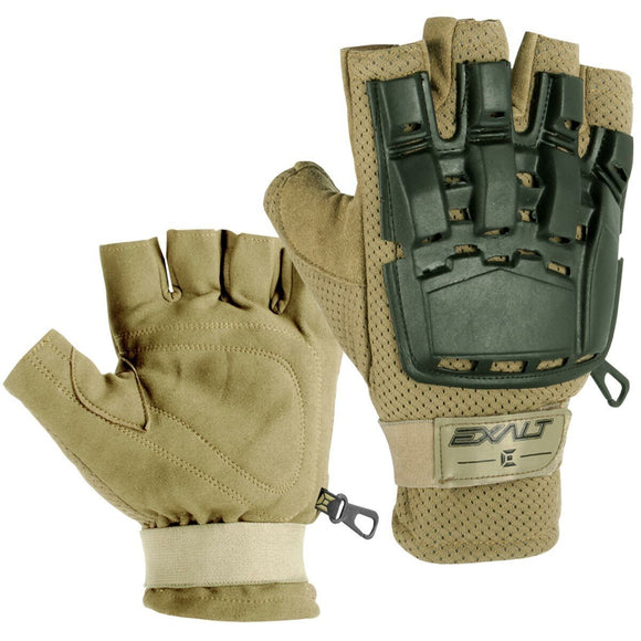 Exalt Paintball Hardshell Gloves - Tan