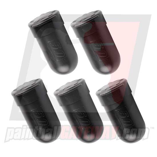 APP 50 Round Paintball Pod (5 Pack) - Black