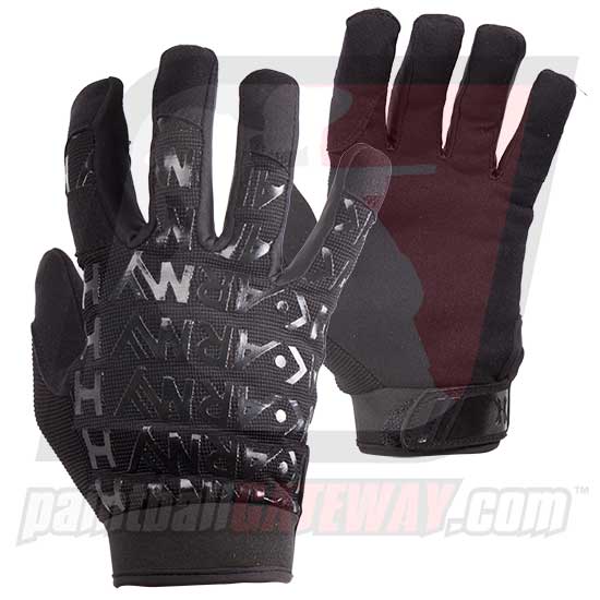HK Army HSTL Line Base Full Finger Gloves - Black