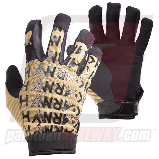 HK Army HSTL Line Base Full Finger Gloves - Tan